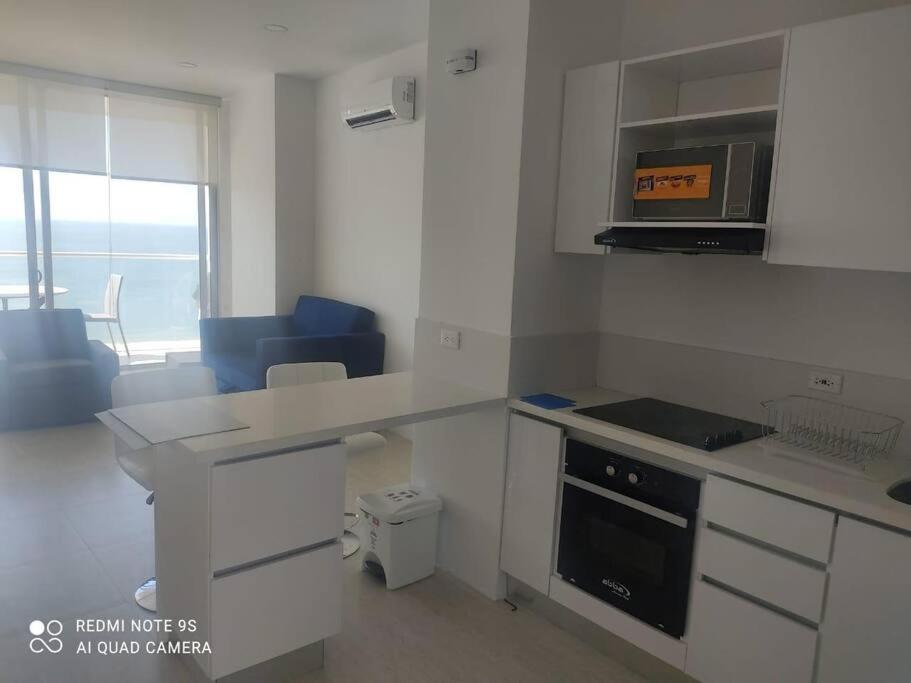 Magnifico Apartamento Con Vista Y Salida Al Mar サンタ・マルタ エクステリア 写真